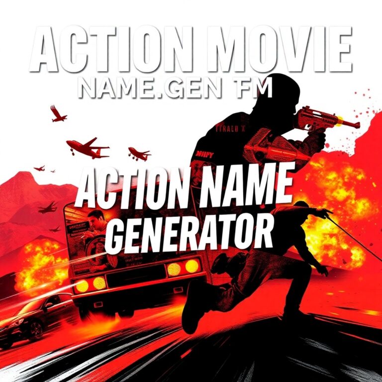 Action Movie Name Generator
