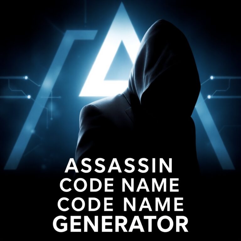 Assassin Code Name Generator