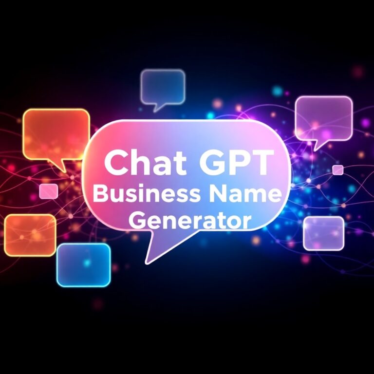 Chat Gpt Business Name Generator