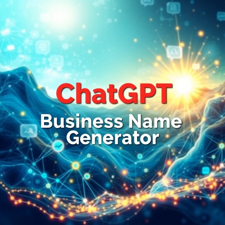 Chatgpt Business Name Generator
