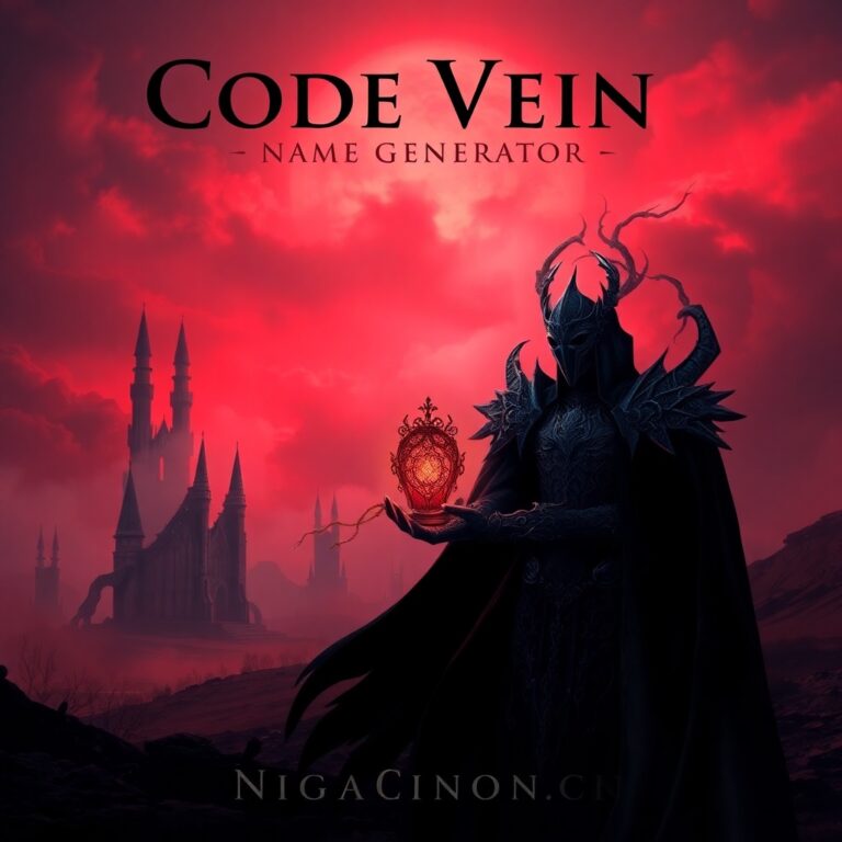 Code Vein Name Generator