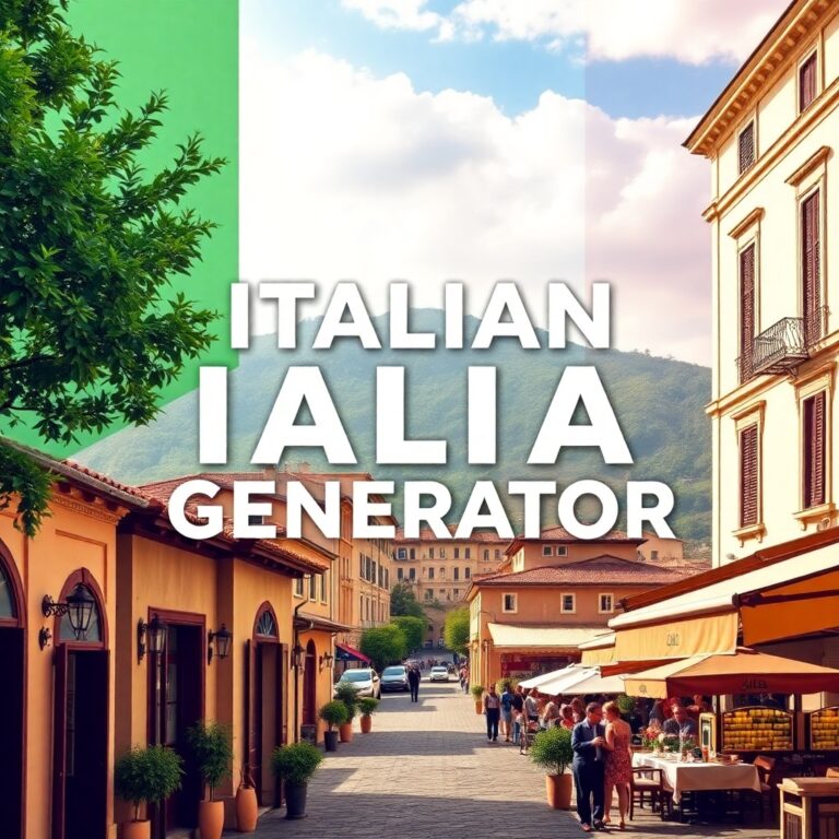 Italian Business Name Generator