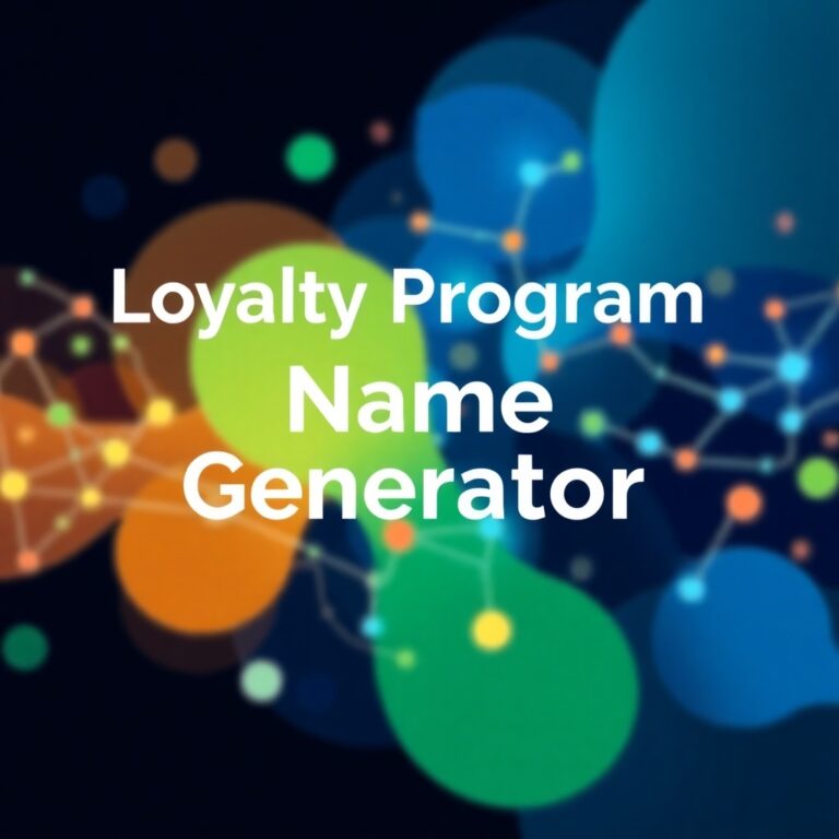 Loyalty Program Name Generator