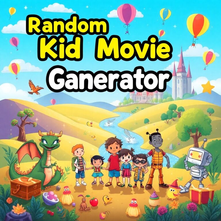 Random Kid Movie Generator
