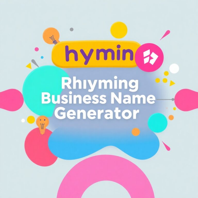 Rhyming Business Name Generator