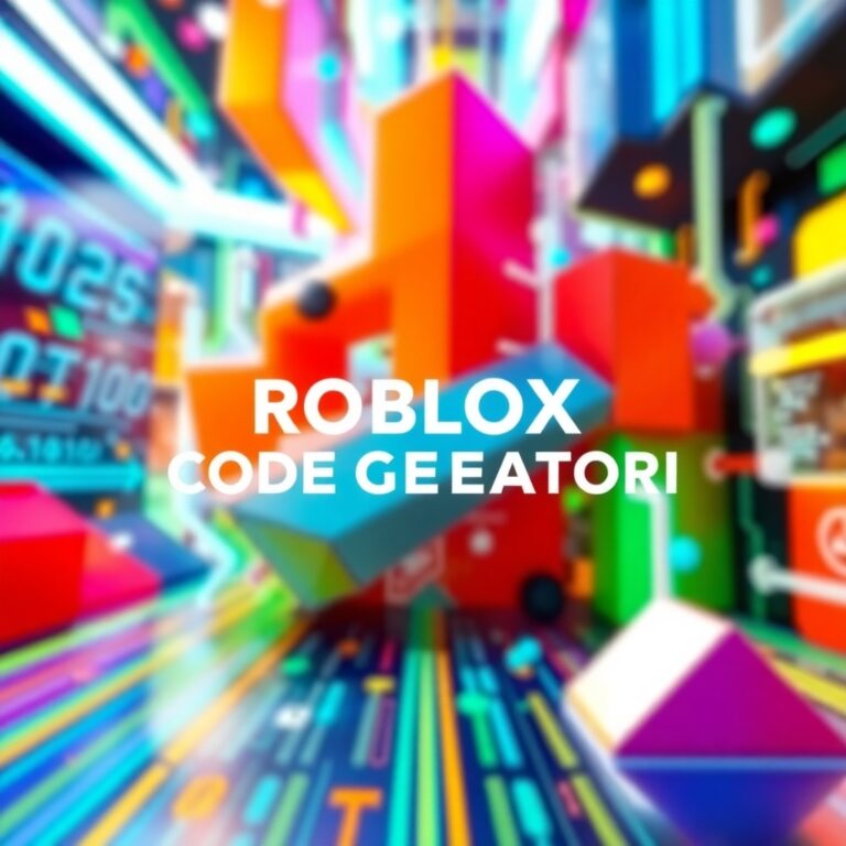 Roblox Code Generator