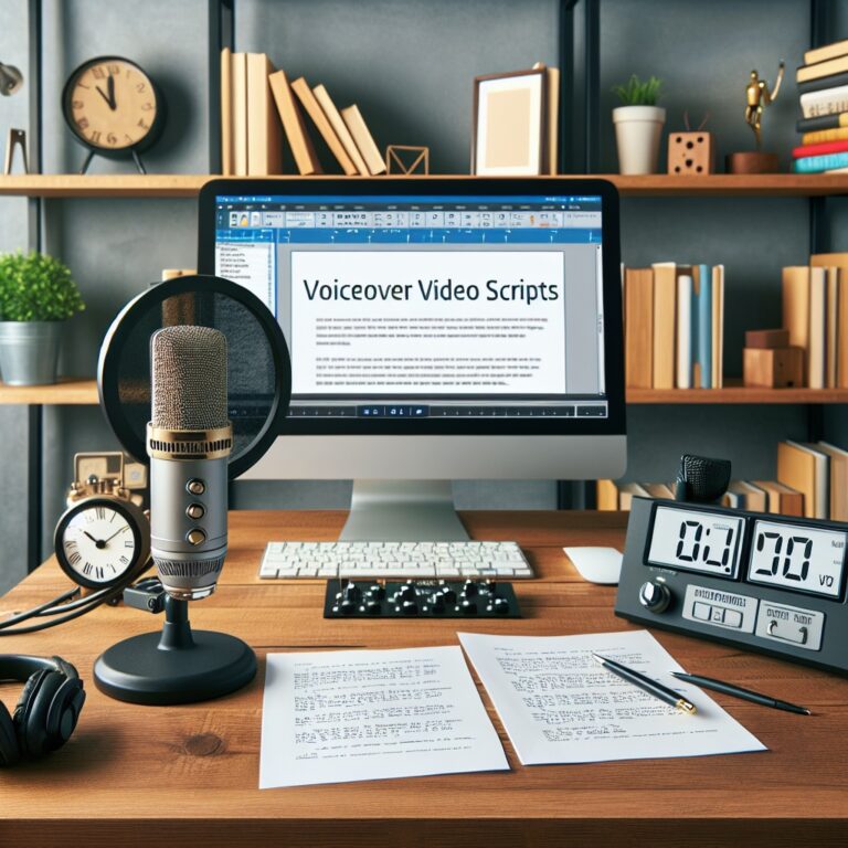 Voice Over Video Script Generator